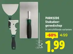 Lidl Parkside Stukadoorgereedschap aanbieding