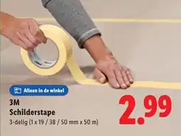 Lidl 3M Schilderstape aanbieding