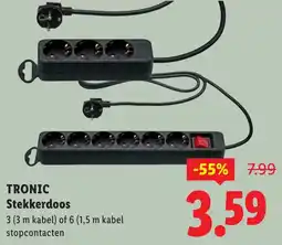 Lidl Tronic Stekkerdoos aanbieding