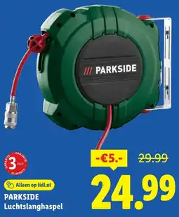 Lidl Parkside Luchtslanghaspel aanbieding