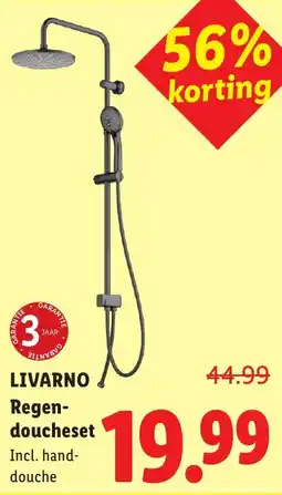 Lidl Livarno Regendoucheset aanbieding