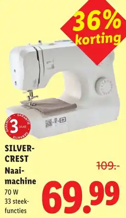 Lidl Silver Crest Naaimachine aanbieding
