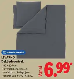 Lidl Livarno Dekbedovertrek aanbieding