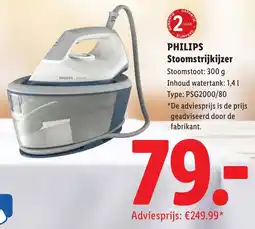 Lidl Philips Stoomstrijkijzer aanbieding