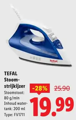 Lidl Tefal Stoomstrijkijzer aanbieding