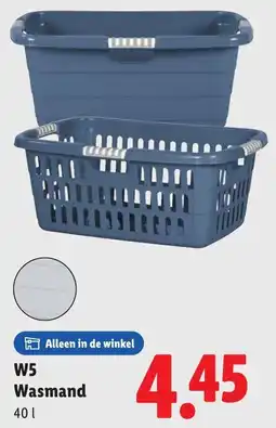 Lidl W5 Wasmand aanbieding