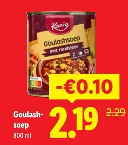 Lidl Goulash soep aanbieding