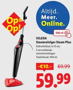 Lidl Vileda Stoomreiniger Steam Plus aanbieding
