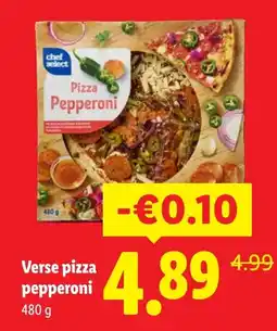 Lidl Verse pizza pepperoni aanbieding