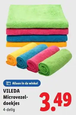 Lidl Vileda Microvezeldoekjes aanbieding