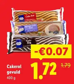 Lidl Cakerol gevuld aanbieding