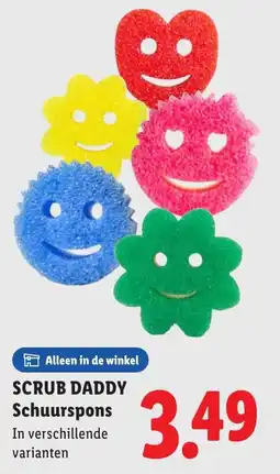 Lidl Scrub Daddy Schuurspons aanbieding