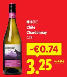 Lidl NIX18 Chile Chardonnay aanbieding