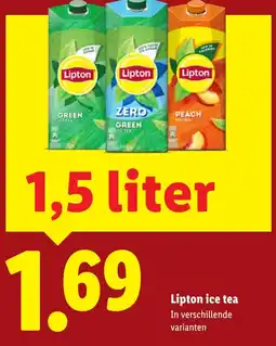 Lidl Lipton ice tea aanbieding