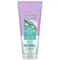 Trekpleister Andrélon Kokos Volume Boost Shampoo Scrub aanbieding