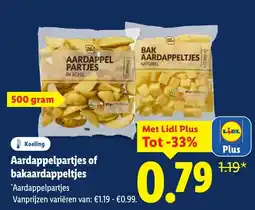 Lidl Aardappelpartjes of bakaardappeltjes aanbieding