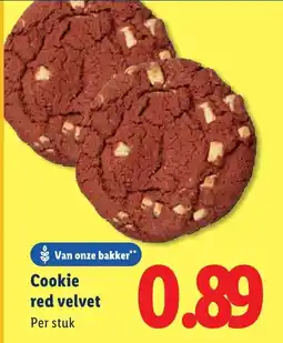 Lidl Cookie red velvet aanbieding