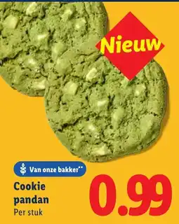 Lidl Cookie pandan aanbieding