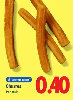 Lidl Churros aanbieding