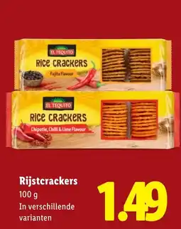 Lidl Rijstcrackers aanbieding