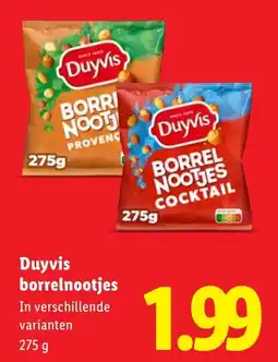 Lidl Duyvis borrelnootjes aanbieding