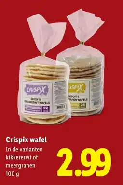Lidl Crispix wafel aanbieding