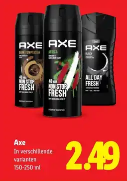 Lidl Axe aanbieding