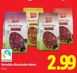 Lidl Gevulde chocolade eieren aanbieding