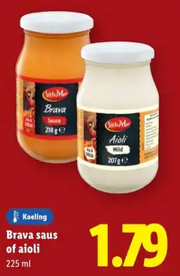 Lidl Brava saus of aioli aanbieding