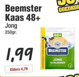 Budget Food Beemster Kaas 48+ Jong aanbieding