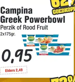 Budget Food Campina Greek Powerbowl aanbieding