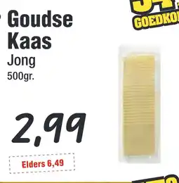 Budget Food Goudse Kaas Jong aanbieding