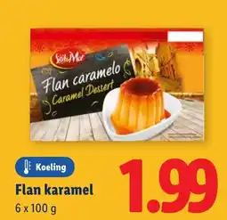Lidl Flan caramelo aanbieding