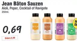Budget Food Jean Bâton Sauzen Aioli. Peper. Cocktail of Ravigote aanbieding