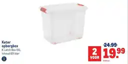 Makro Keter opbergbox aanbieding