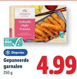 Lidl Diepvries Gepaneerde garnalen aanbieding