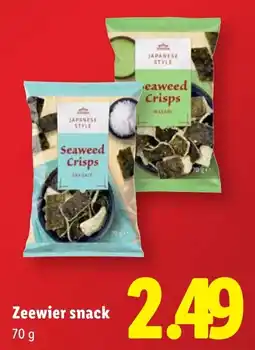 Lidl Zeewier snack aanbieding