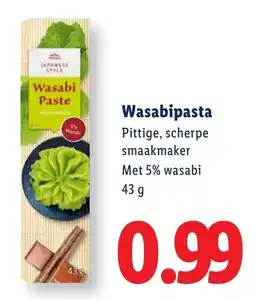 Lidl Wasabipasta aanbieding
