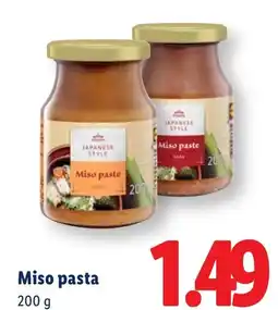 Lidl Miso pasta aanbieding