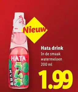 Lidl Hata drink aanbieding