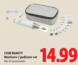 Lidl Cien beauty manicure-/pedicure-set aanbieding