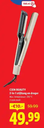 Lidl 2-in-1 stijltang en droger aanbieding