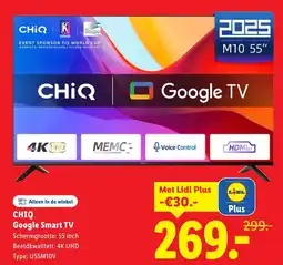 Lidl Chiq google smart tv aanbieding