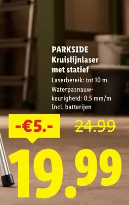 Lidl Kruislijnlaser met statief aanbieding