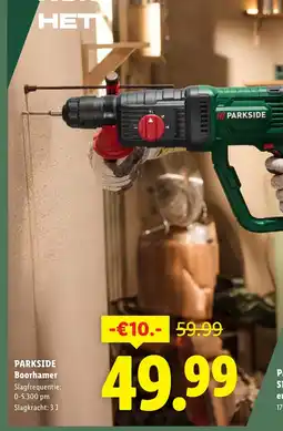 Lidl Parkside boorhamer aanbieding