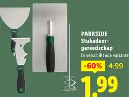Lidl Parkside stukadoor- gereedschap aanbieding