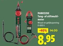 Lidl Parkside tang-of stiftmulti- aanbieding