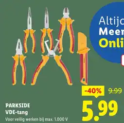 Lidl Parkside vde-tang aanbieding