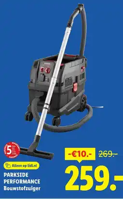 Lidl Parkside performance bouwstofzuiger aanbieding