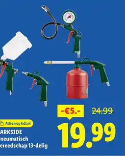 Lidl PARKSIDE Pneumatisch gereedschap 13-delig aanbieding